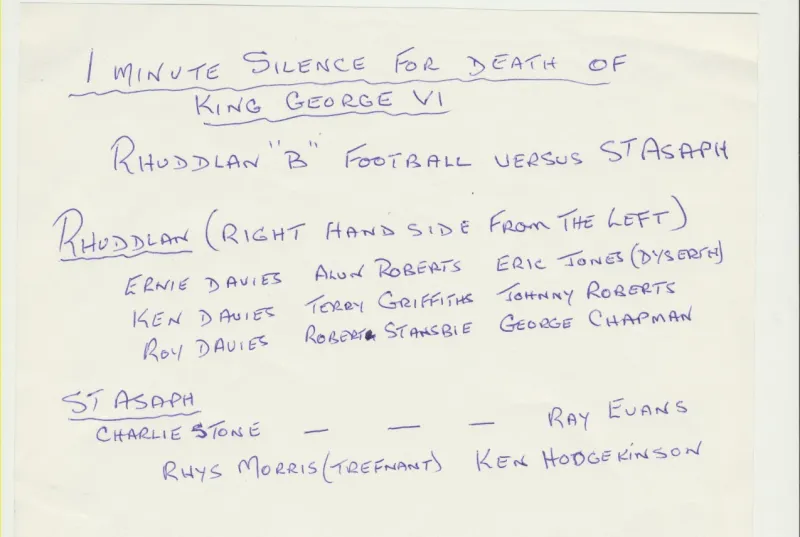 1 minute silence team player names  1 minute silence team player names