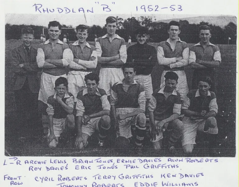 rhuddlan b football team