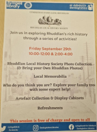 Activities at Rhuddlan Library Activities at Rhuddlan Library